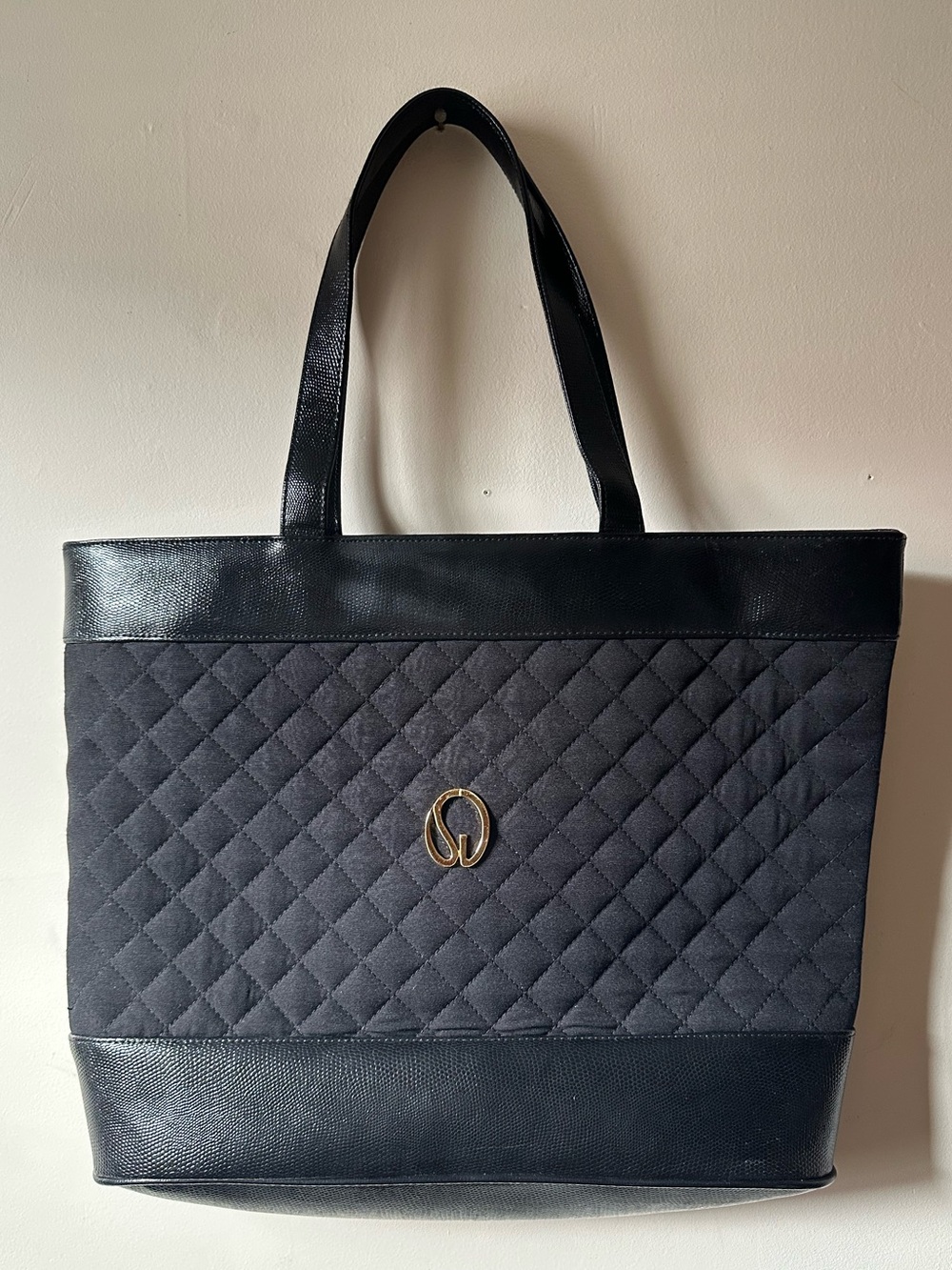 St. John Quilted Tote Bag